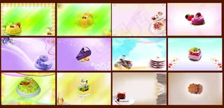 蛋糕店名片卡片设计PSD素材