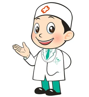微笑的医生卡通人物 微笑的医生卡通人物