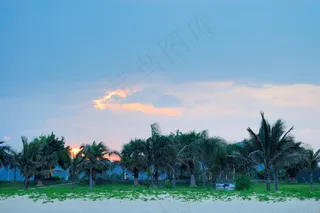 厦门环岛路海滩图片