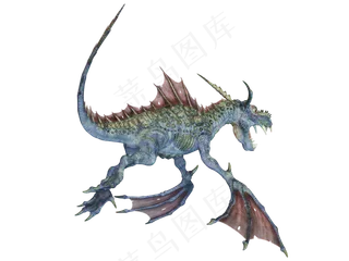 飞龙恐龙素材分层免扣大图