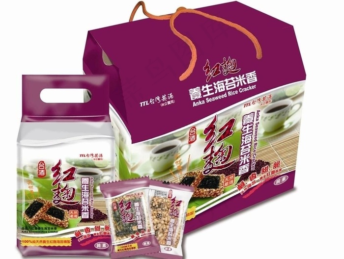 红麹 海苔 米香图片