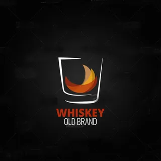 时尚酒吧创意LOGO设计矢量