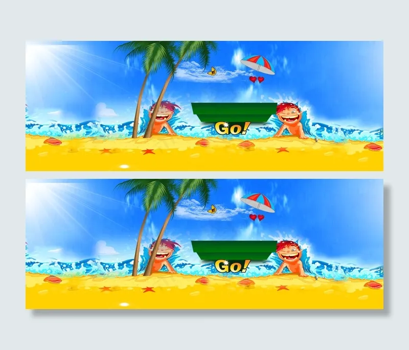 夏日清爽酷饮banner　