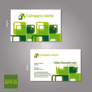 商务名片设计矢量素材