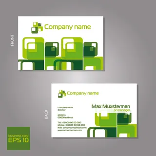 商务名片设计矢量素材