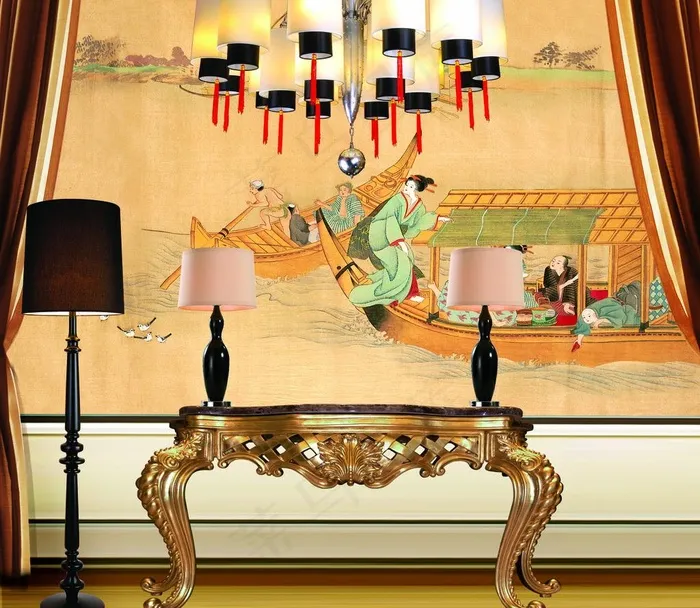 灯饰海报图片(2551X2362(DPI:259))psd模版下载