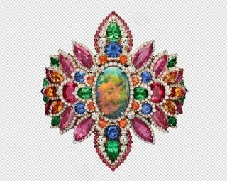 免扣珠宝首饰钻石红宝石背景墙素材P...