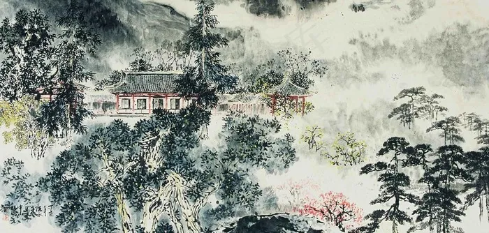 水墨江南图片