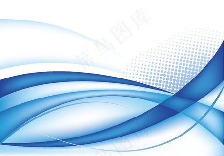 蓝色背景矢量图形4摘要