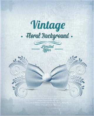 随着春天的花朵和蝴蝶复古插画矢量