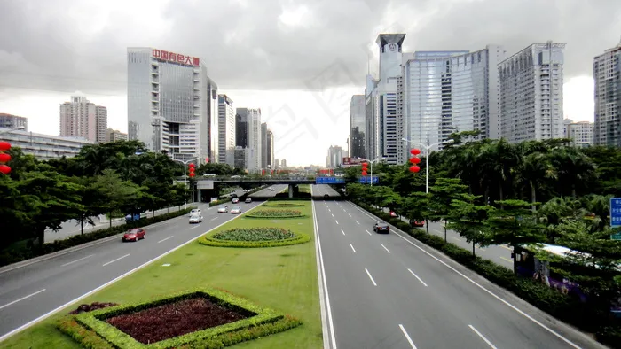 深南大道 深圳城市风景图片
