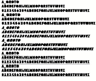 a_Groto 英文字体下载