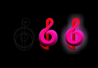 创意音乐符号图片