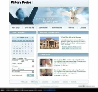 欧美网页模板素材下载