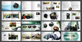 艺术馆画册设计PSD素材