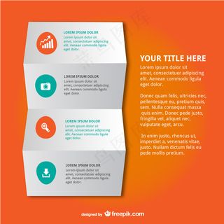 图表折叠纸的设计