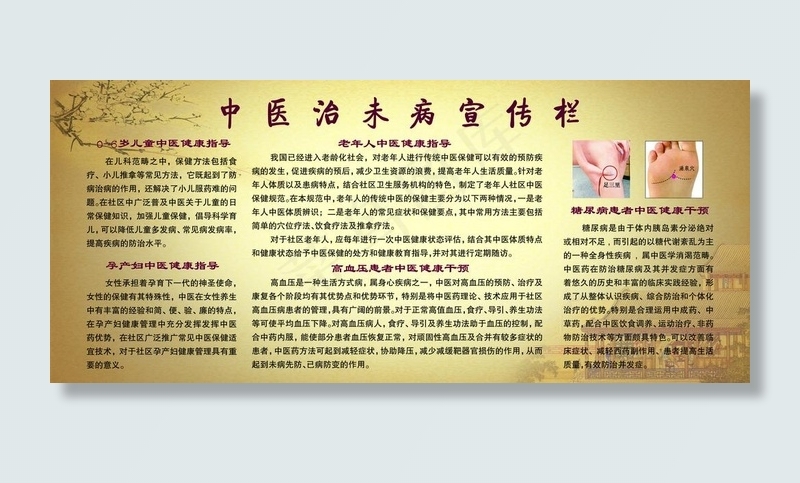 中医治未病展板图片(6661X3260(DPI:72))psd模版下载