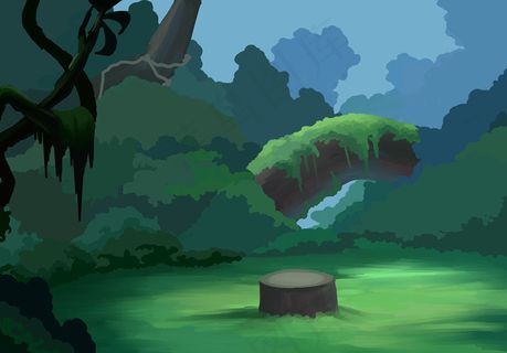 动画森林场景图片