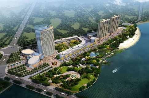 江景小区效果图图片