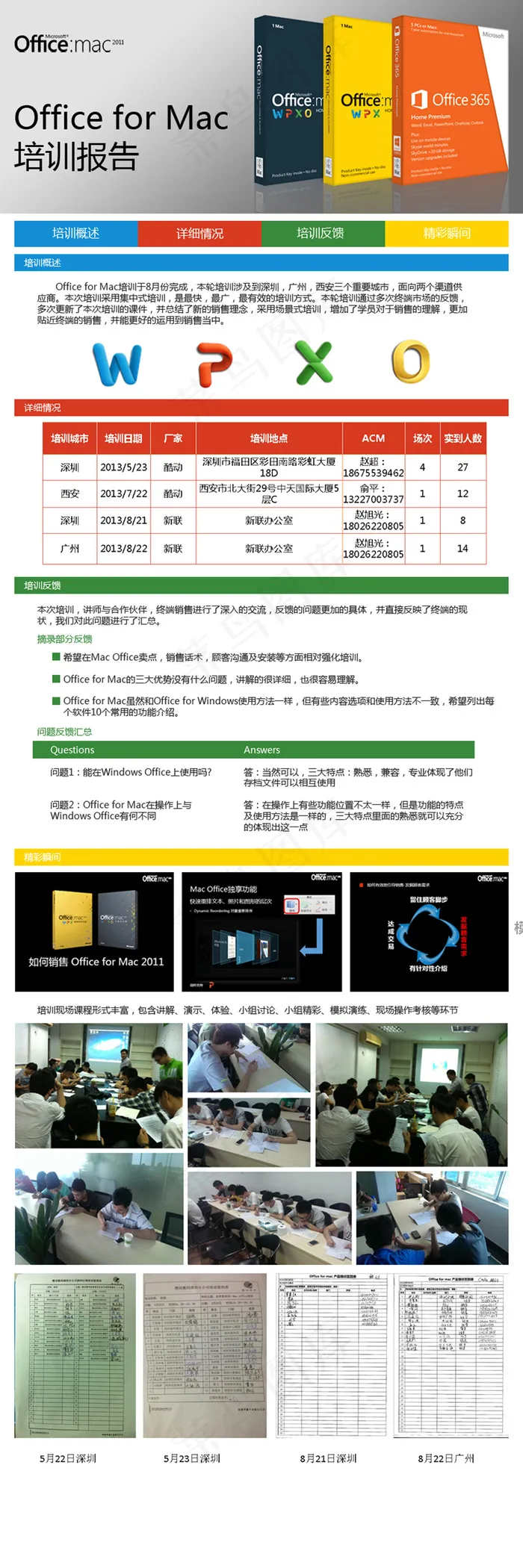 微软office 培训报告edmpsd模版下载