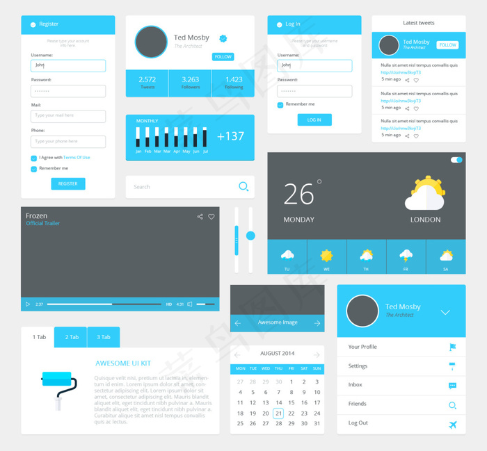 手机APP界面源文件