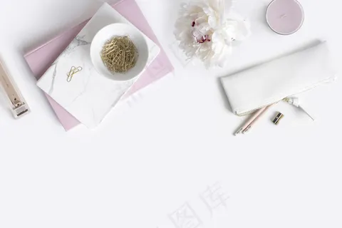 俯视笔记本摆设品jpg背景素材 俯视笔记本摆设品jpg背景素材