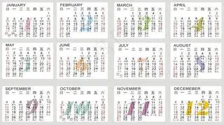 2011兔年横版日历表矢量素材