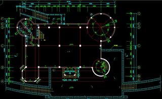 古城堡全套施工图 一层平面