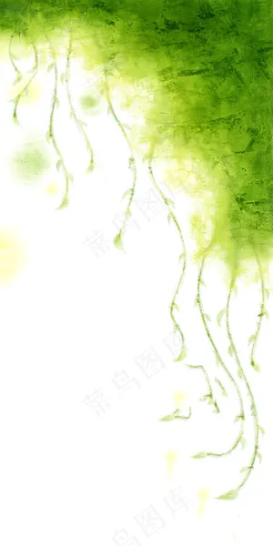 藤蔓渲染背景图