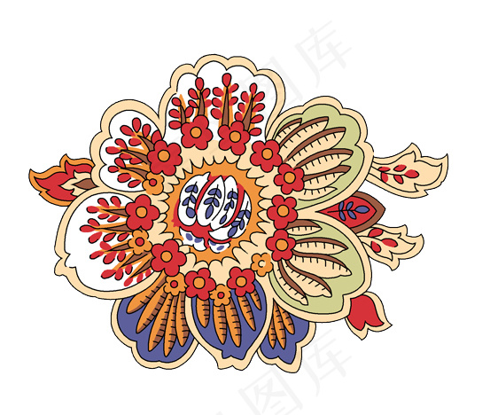 传统花纹PSD素材