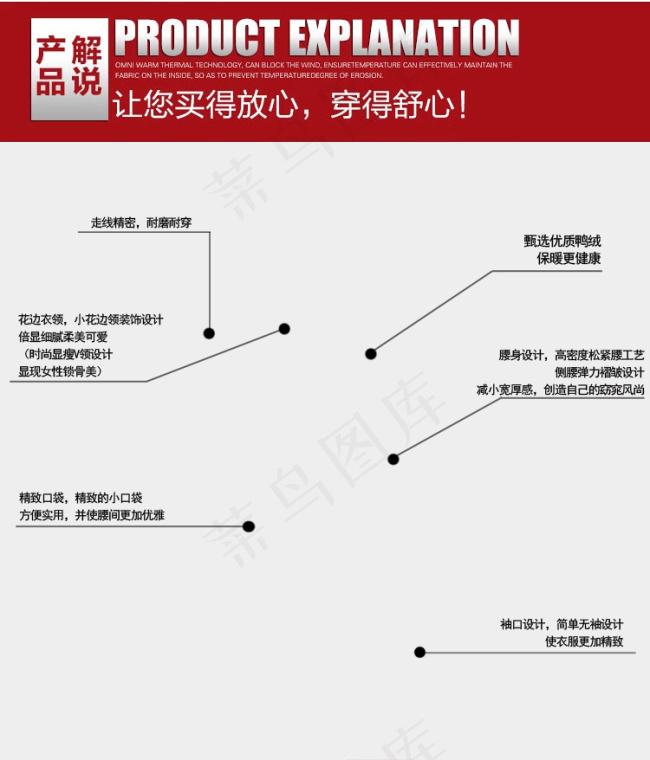 宝贝细节描述psd模版下载