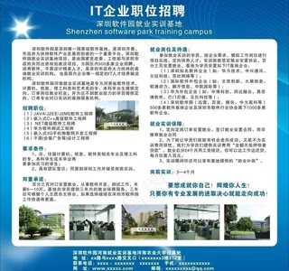 it企业招聘展板图片