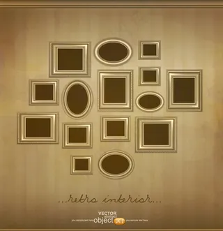 墙壁相框室内设计图片