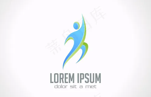 人形logo矢量素材