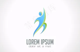 人形logo矢量素材