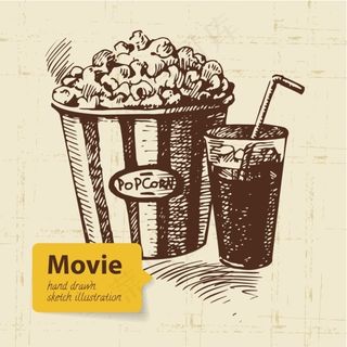 手绘食物 手绘 线稿 意大利面条 ...