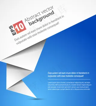 趋势01折纸背景矢量素材