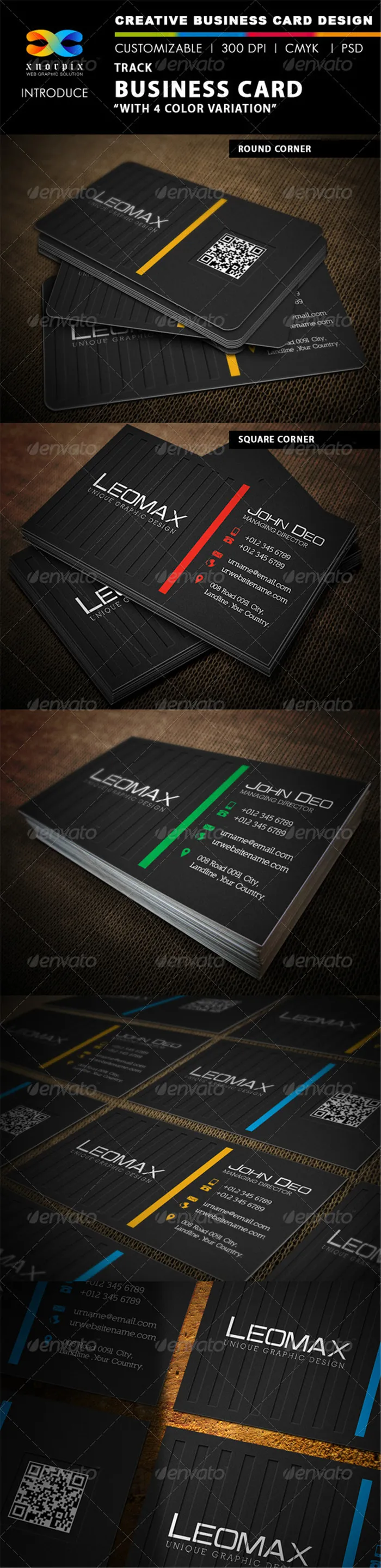 商务名片模板设计(1125X675(DPI:300))psd模版下载