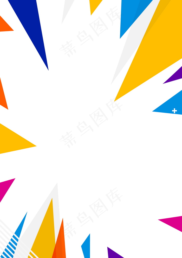 几何简约图形海报背景