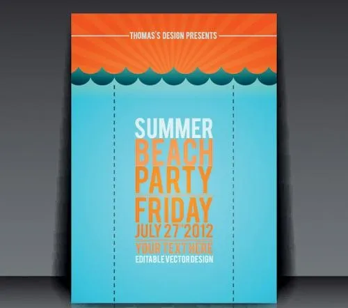 时尚宣传册封面设计矢量素材二eps,ai矢量模版下载