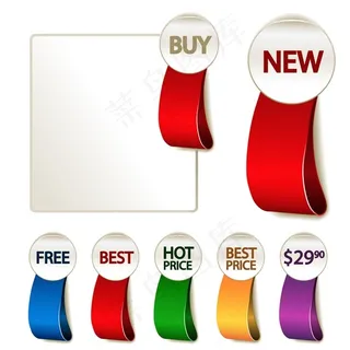 矢量精美实用标签图片设计