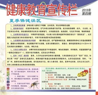 健康教育宣传栏素材