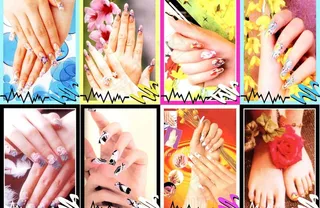 美甲海报8款图片