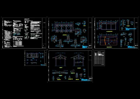 法物流通处cad图纸