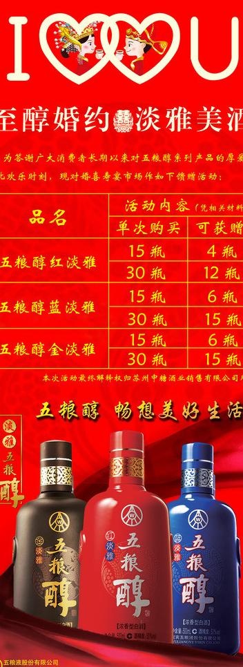 五粮醇易拉宝图片(2268X5669(DPI:72))psd模版下载