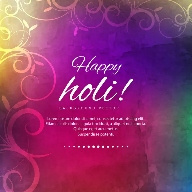 多彩绚丽花纹背景eps,ai矢量模版下载