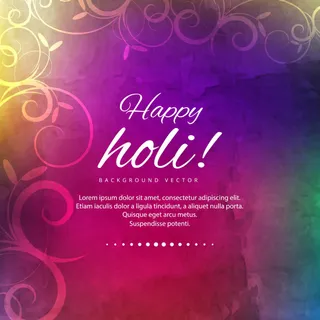 多彩绚丽花纹背景