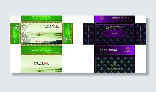 酒店纸巾盒包装图图片