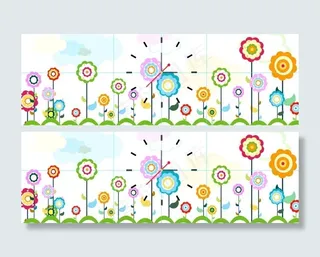 无框画 童年时代