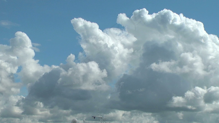 波罗的海鸥云，如股票录像纪录 视频...
